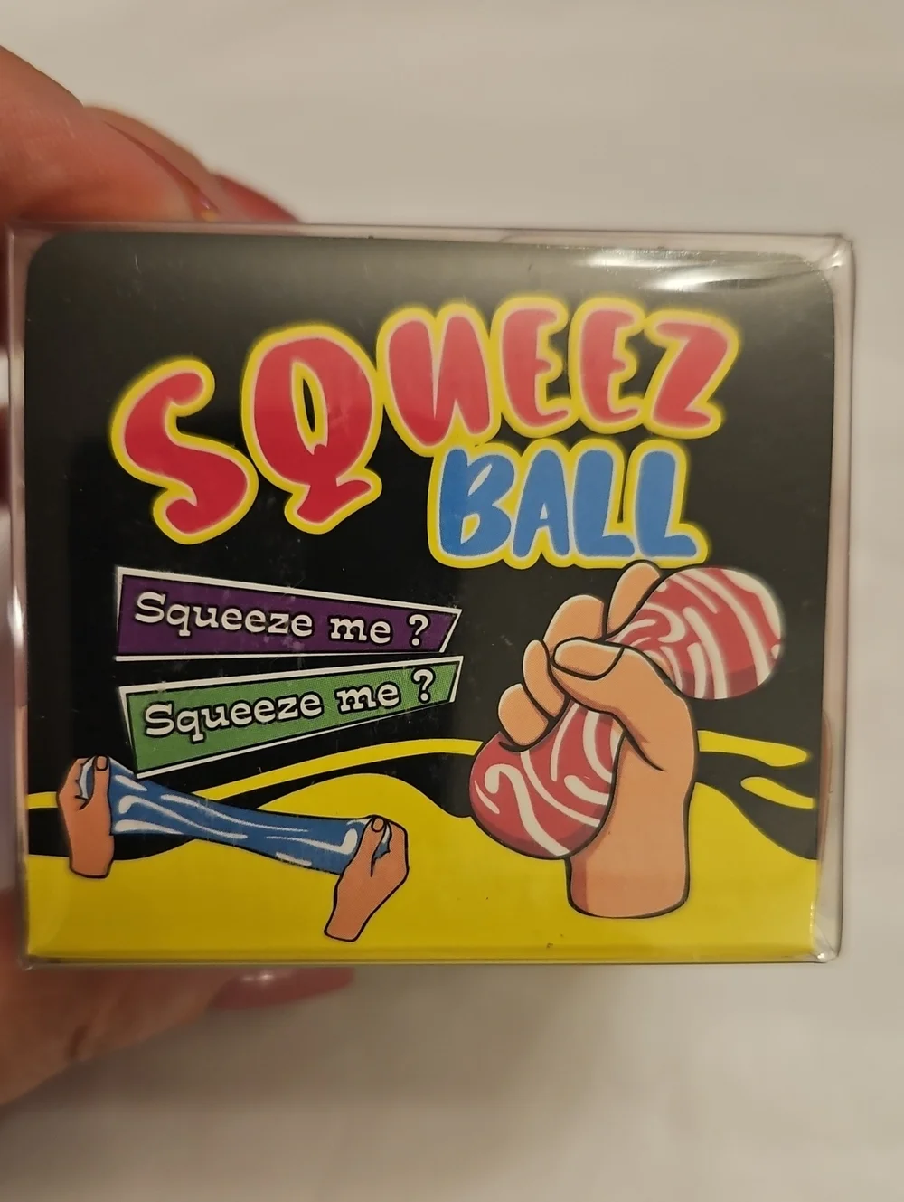NEW! Squeez Ball Orange & Yellow